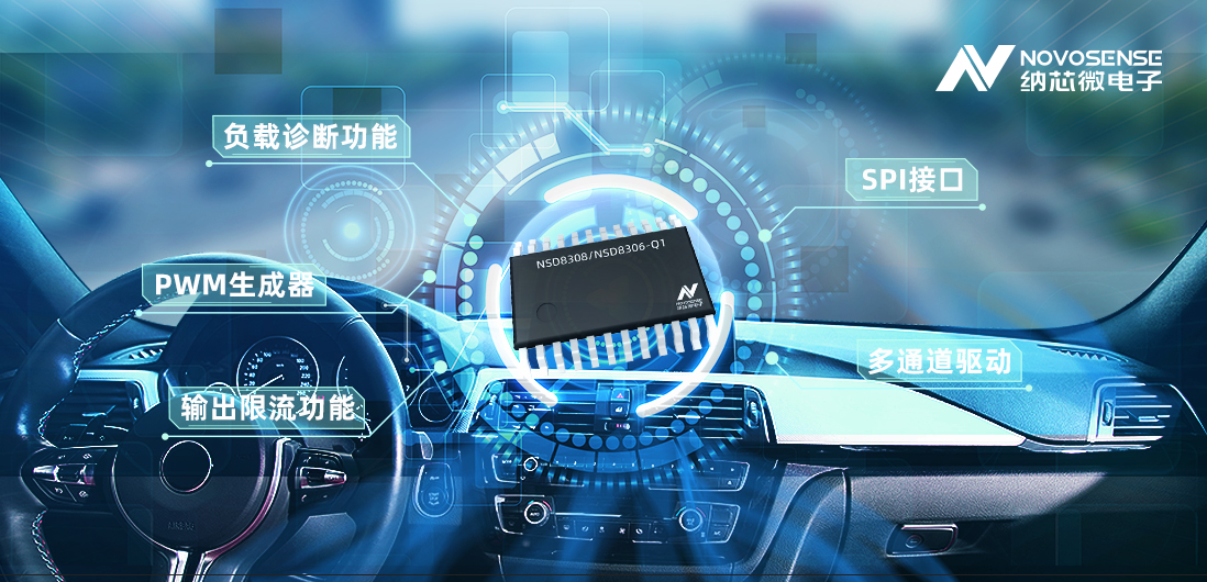 乐天使官方全新发布40V车规级多通道半桥驱动NSD830x-Q1！