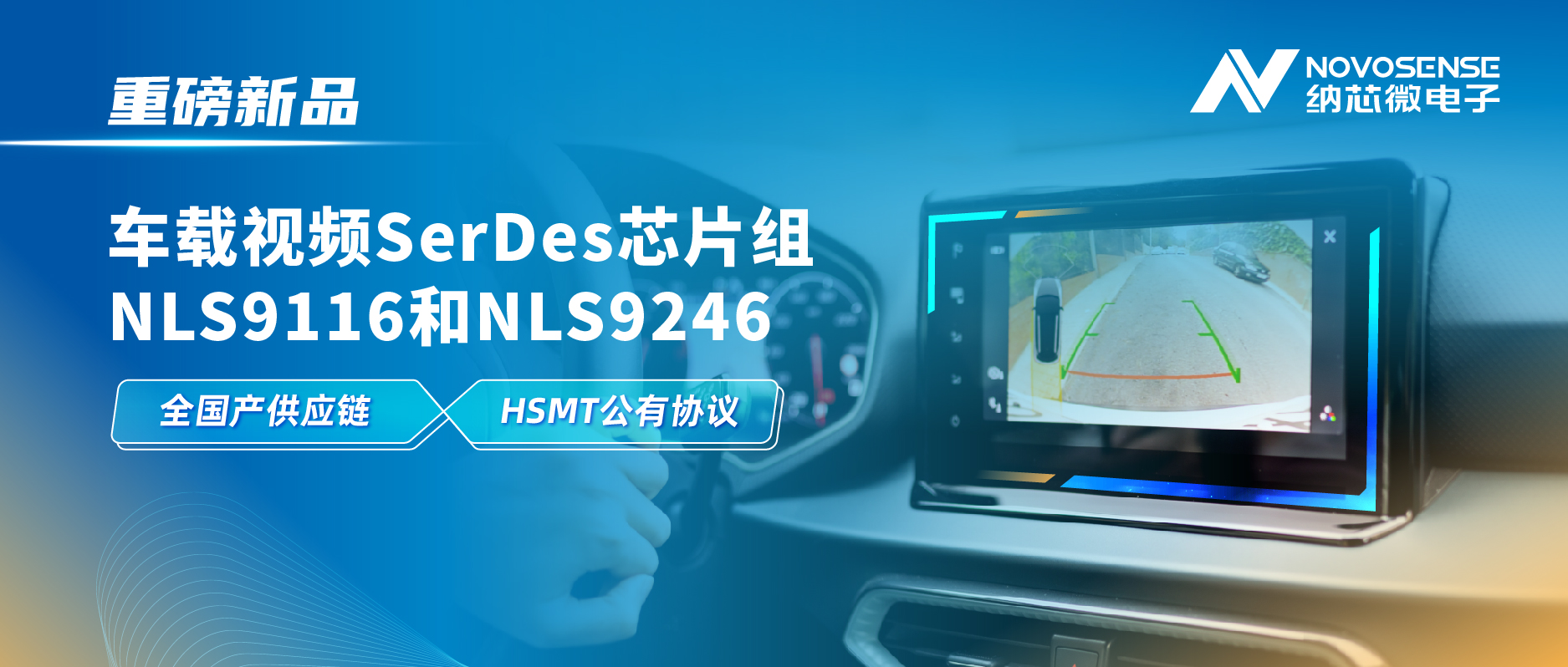 全国产供应链、完成HSMT芯片互联互通测试，乐天使官方推出车载视频SerDes芯片组NLS9116和NLS9246